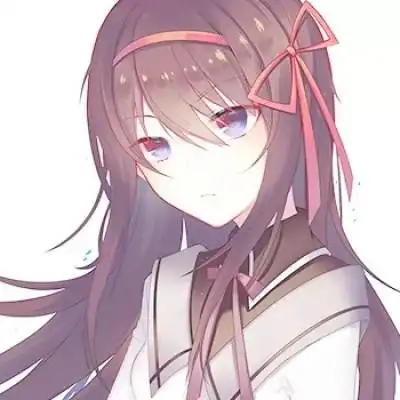 动漫女生头像高冷侧脸冷酷忧伤二次元女生头像