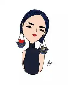 泰国插画师kapi的作品集,时尚复古文艺风女孩,总有一个是你