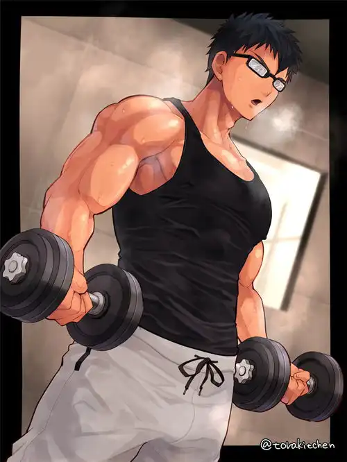 p站美图推荐背心男子特辑