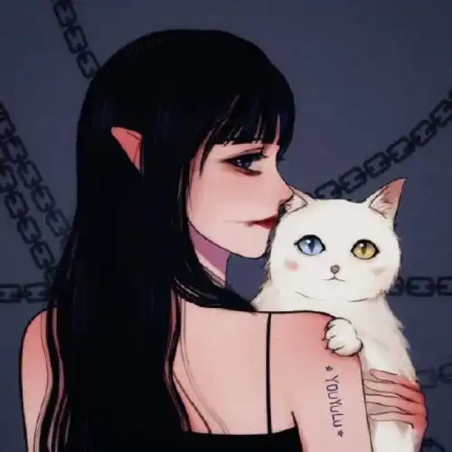 暗黑系闺蜜头像