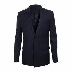 现货纪梵希特价三折男士黑色条纹修身版羊毛西服西装外套