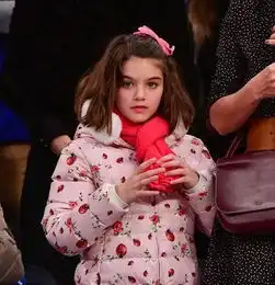 小苏瑞粉色印花棉衣搭筒靴美成小仙女