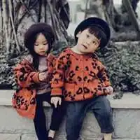 超有爱暖萌娃情侣头像一对两张微信头像图片大全