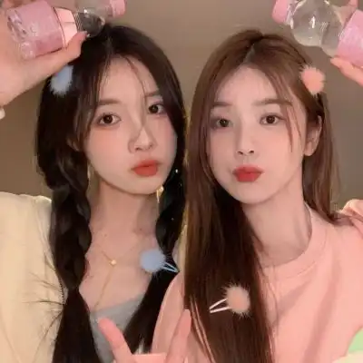 高颜值头像女生超仙闺蜜双人图片