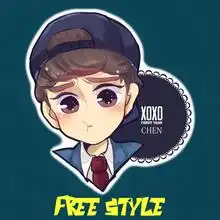 有没有人有chen的一套像下面灿烈一样的q图