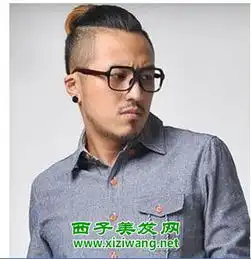 男士额头宽适合什么发型