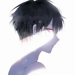 手绘男生卡通头像默陌