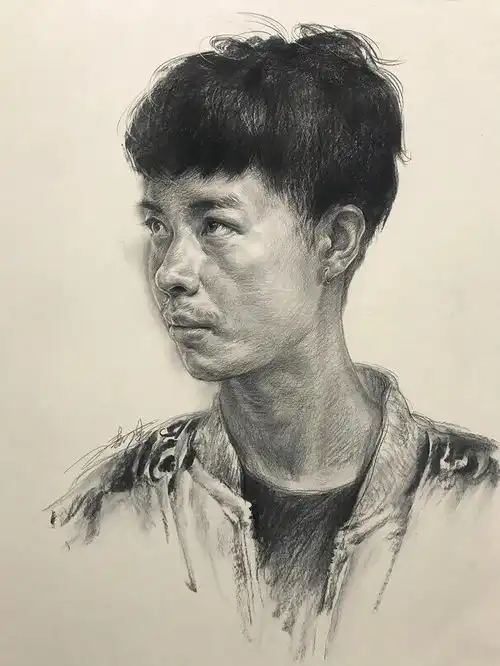 掌握自然光头像素描的规律,逆袭艺考弯道超车