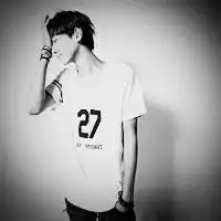 情侣头像,黑白,捂脸微信头像图片大全