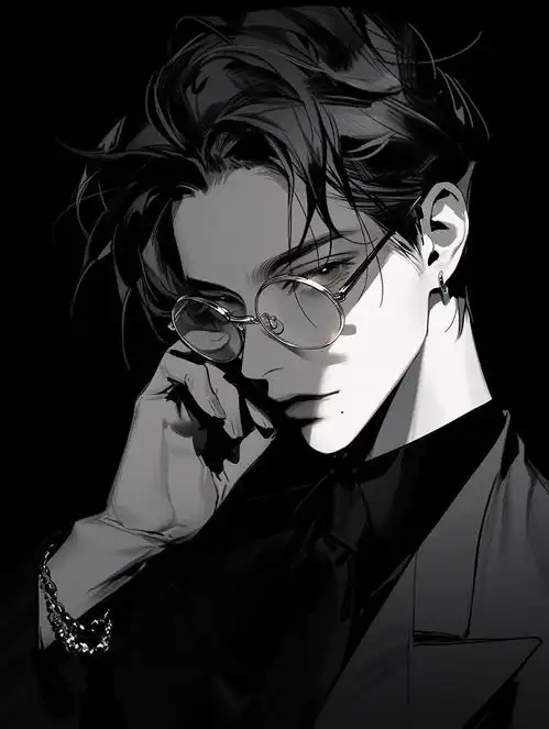 斯文败类禁欲系男生头像动漫