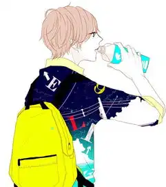 求动漫人物背着背包的图,唯美点,最好是男生的人物