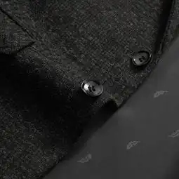 omg太帅了一下被这薄西服吸引,70后男人穿,霸气特威武