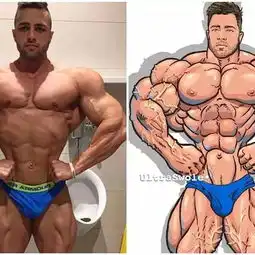 这是我见过最牛x的肌肉漫画,满屏都是荷尔蒙