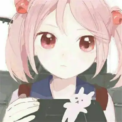 二次元女生头像萌萌哒,遇见你之前我是伤心的