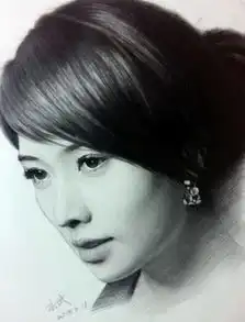 盘点女明星的素描画像,佟丽娅林心如杨幂等