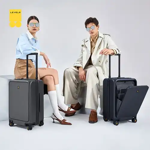 dta行李箱拉杆箱2024轻便登机箱女宽拉杆大容量密码旅行箱皮子男奶白色22英寸托运箱