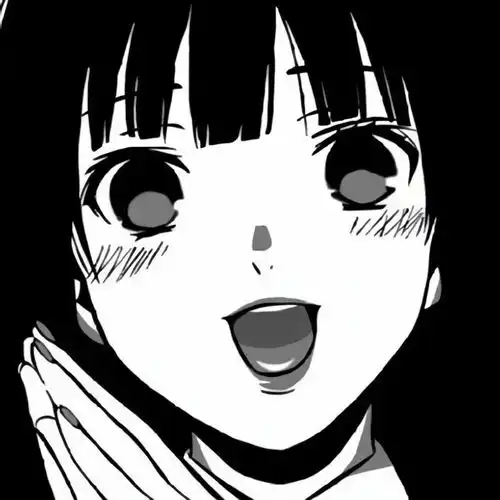 黑白动漫女生头像