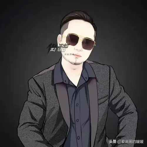 换一换你的微信头像吧,适合中年大叔的简约风漫画头像,快来选