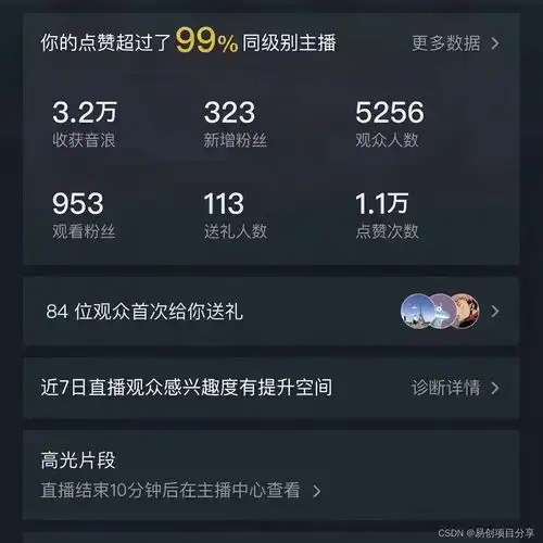 抖音直播间创富秘籍24小时自动播放与礼物打赏玩法