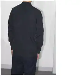 罗卡斯男士经典时尚条纹半高领全毛羊毛衫毛衣qn017