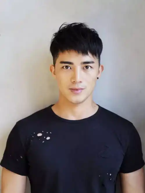 张志明的发型好帅戴眼镜的男生可以学学