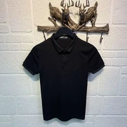 快手网红高迪同款衬衫男社会精神小伙短袖t恤翻领纯色半袖polo衫