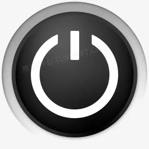 黑色备用关机在离关闭我喜欢按钮3bpng图片素材免费下载png格式512512像素熊猫办公