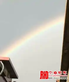 武安雨后现彩虹刷爆本地朋友圈