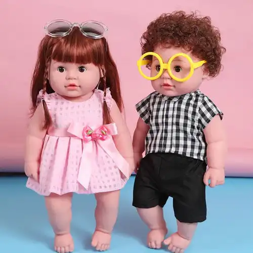 仿真婴儿会说话的洋娃娃会叫爸爸妈妈洗澡全身软胶男女孩儿童玩具