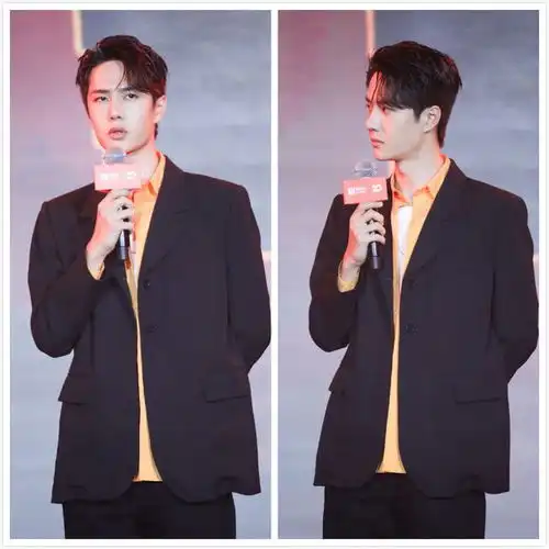 王一博的气场好强,穿着成熟稳重的西装,有点霸道总裁那味了