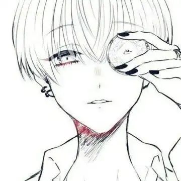 手绘唯美情头一人一张头像