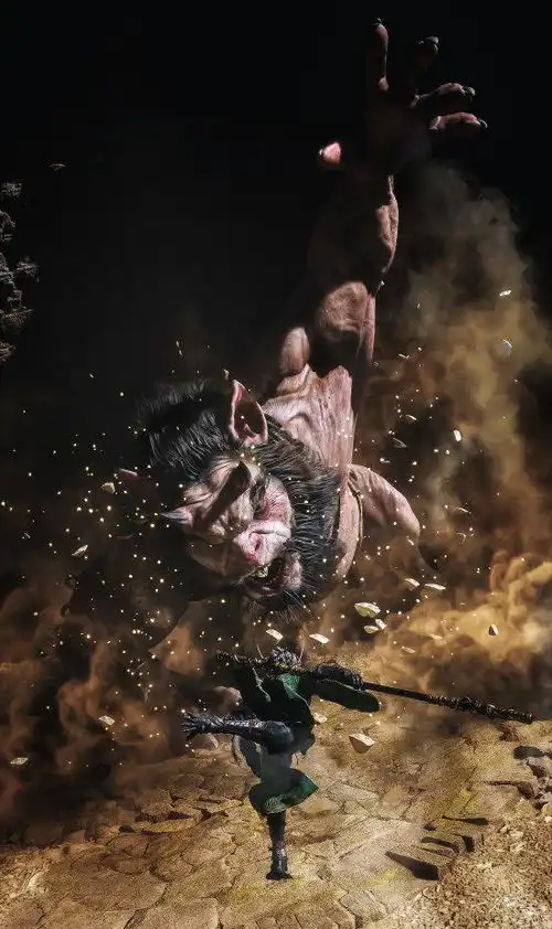黑神话壁纸级摄影作品分享虎先锋霸气外露