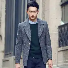 韩版欧美呢大衣