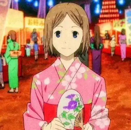 动漫头像萤火之森的甜蜜时刻