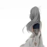 那个女孩图片二次元背影微信头像图片大全