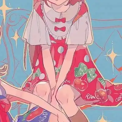 2020最新最火闺蜜头像动漫版一对两张现代时尚两人闺蜜头像