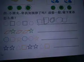 学前班的数学题,图形找规律题,规律是怎么找的呢答案是什么