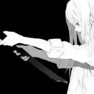 头像身子一半黑一半白