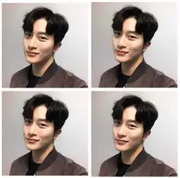 男士中分发型设计,潮男首选