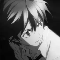 冷酷丧二次元黑白男生头像男生黑白qq头像