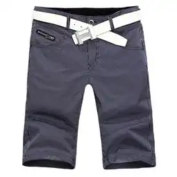 壹恺y.kay2014新款男士纯棉薄款休闲短裤男潮中裤休闲短裤男夏五分裤男条纹短裤b10021