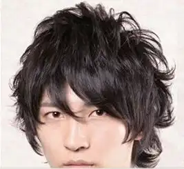 我的头发自然卷,有点严重,男生,做个什么发型适合最好有图片