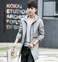 秋冬男士风衣搭配图片大全