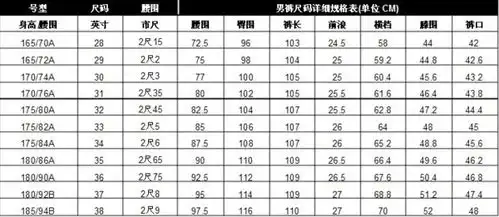 腰围2尺6买裤子是不是要买xxl