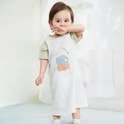 威尔贝鲁宝宝睡衣春秋婴儿睡袍幼儿纯棉儿童睡裙长袖薄款连体男童蜜芽,中国领先的进口母婴限时特卖商城
