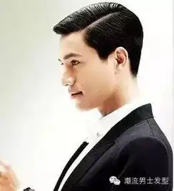三十岁男人偏分头发型打造帅气时尚潮男