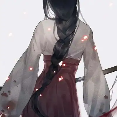 2023最新唯美浪漫手绘背影女生动卡通动漫头像我要个性网