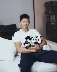 魅力无人能挡宁泽涛怀抱熊猫玩偶可爱又帅气,干净清爽男神范十足