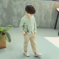 古风潮流时尚2018秋季男童套装潮流修身可爱舒适