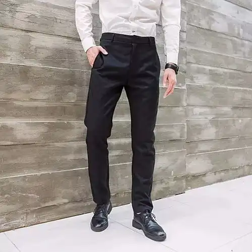 无可匹敌,平湖出货商务休闲必备,秋冬男士高端毛呢羊毛裤